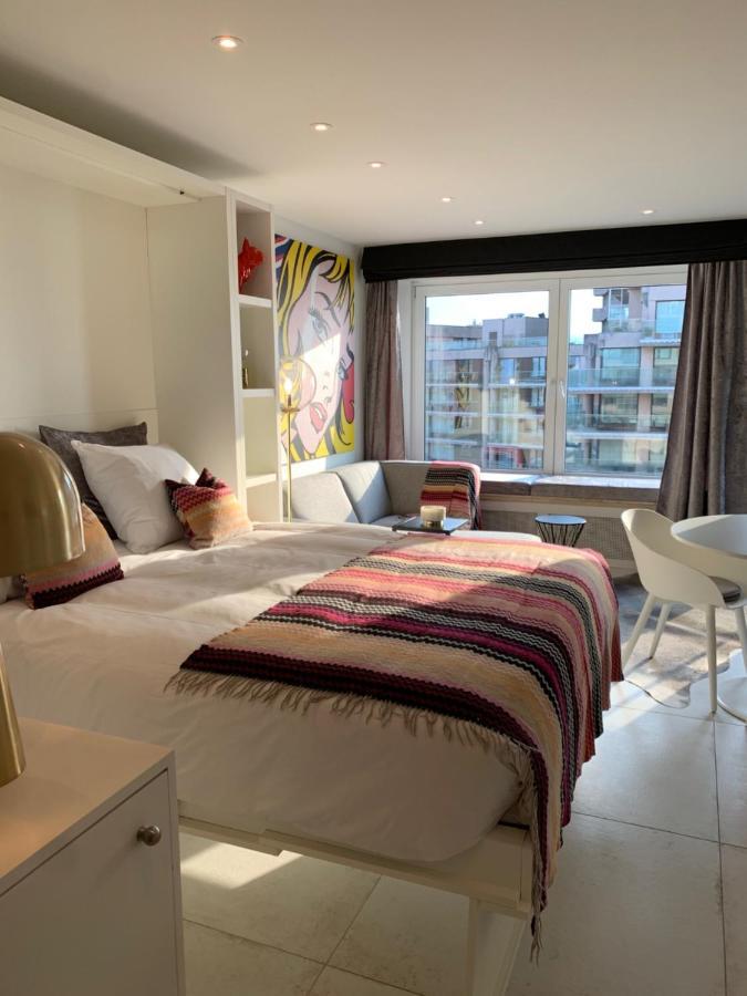 Luxe Studio/Suite Met Zeezicht En Volle Zon Knokke-Heist Exteriör bild