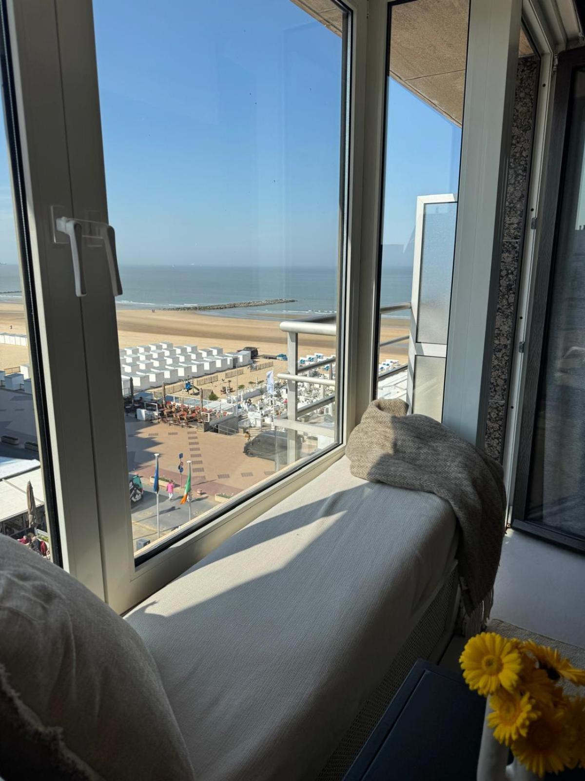 Luxe Studio/Suite Met Zeezicht En Volle Zon Knokke-Heist Exteriör bild